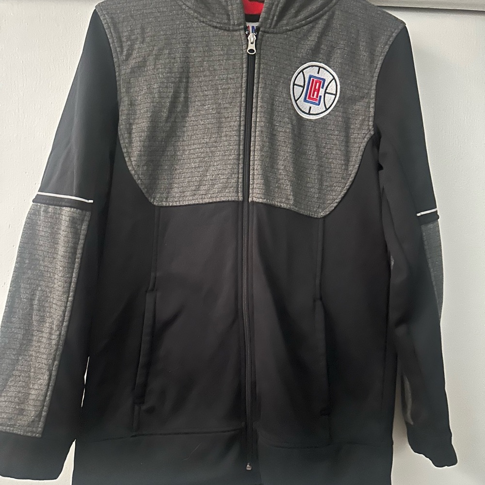 NBA Black and Gray Jacket with Logo